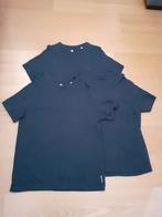 3 Donkerblauwe Shirts, Ophalen of Verzenden, Nieuw, Blauw