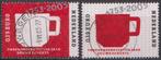 Douwe Egberts serie 2192 – 2193 O. ADV. no.37 F., Postzegels en Munten, Postzegels | Nederland, Verzenden, Na 1940, Gestempeld
