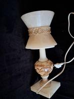 tafellamp albasten natuursteen groot model, Huis en Inrichting, Lampen | Tafellampen, Ophalen of Verzenden, Gebruikt, Minder dan 50 cm