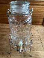 Grote glazen Limonade tap met kraantje, Ophalen of Verzenden, Gebruikt