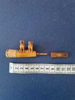 hondjes antiek pijpje  meerschuim sepioliet 9 cm 19de eeuw, Ophalen of Verzenden