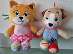 Orig,2x,Clementoni, KATYdeKAT&PETEdePUPPY,30cm,Label,Inwst!, Ophalen of Verzenden, Zo goed als nieuw, Overige typen, Met geluid