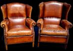 2x Schapenleren Oorfauteuil - Klassiek en Comfortabel