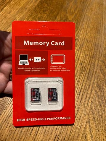 2 Memory cards micro sd card ! * 512 mb NIEUW beschikbaar voor biedingen