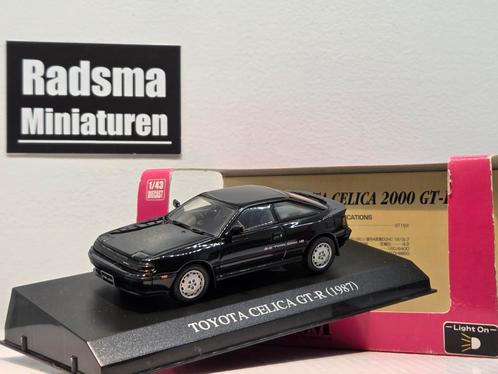 Toyota Celica GT-R 1987 - Zwart - 1:43 DISM, Hobby en Vrije tijd, Modelauto's | 1:43, Zo goed als nieuw, Auto, Overige merken
