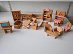 Houten Poppenhuis Meubels Set, Kinderen en Baby's, Speelgoed | Poppenhuizen, Ophalen of Verzenden, Gebruikt, Toebehoren