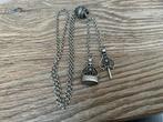 Antieke zilveren chatelaine met signet en horlogesleutel, Antiek en Kunst, Antiek | Goud en Zilver, Verzenden, Zilver