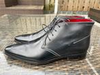 Santoni per Oger herenschoen model 7992 maat 8,5 UK/EU 42,5, Zwart, Ophalen of Verzenden, Santoni, Gedragen