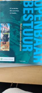 Openbaar Bestuur, beleid, organisatie en politiek, Boeken, Wetenschap, C.F. van den Berg, Sociale wetenschap, Ophalen of Verzenden