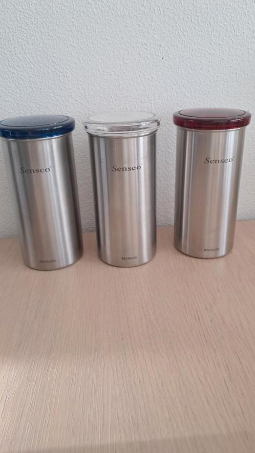BRABANTIA SENSEO VOORRAADBUSSEN, Witgoed en Apparatuur, Koffiemachine-accessoires, Zo goed als nieuw, Ophalen of Verzenden