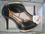 Zwarte Peeptoes, Verzenden, Zwart, Nieuw, Onbekend