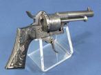 Antieke penvuur revolver E.Lefaucheux & V. Collette, Antiek en Kunst, Ophalen of Verzenden