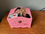 Topmodel sieradendoos met spiegel en lichtjes, Ophalen of Verzenden, Gebruikt, Roze