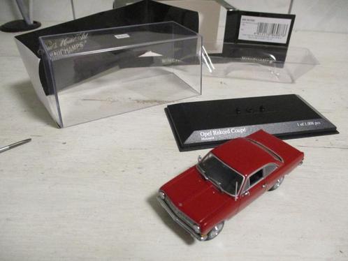 Minichamps Opel Rekord A Coupe Red 1962 Schaal 1:43, Hobby en Vrije tijd, Modelauto's | 1:43, Nieuw, Auto, MiniChamps, Ophalen