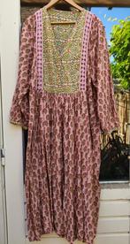 Als nieuw: jurk Zara, maat xxl, viscose, blockprint motieven, Overige kleuren, Zara, Maat 46/48 (XL) of groter, Ophalen of Verzenden