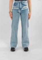 Light Blue Ripped Straight Jeans, Verzenden, Nieuw, Blauw, Overige jeansmaten