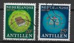 Nederlandse Antillen 1969 100jr Hof van Justitie, Postzegels en Munten, Verzenden, Gestempeld