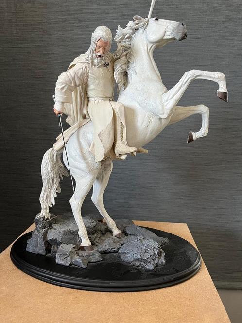 Lord of the rings Gandalf on shadowfax, Verzamelen, Lord of the Rings, Zo goed als nieuw, Beeldje of Buste, Ophalen of Verzenden