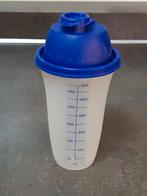 Tupperware quickshaker 500 ml blauw, Huis en Inrichting, Keuken | Tupperware, Ophalen of Verzenden, Gebruikt, Blauw, Schaal