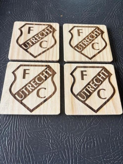FC Utrecht onderzetters, Verzamelen, Sportartikelen en Voetbal, Zo goed als nieuw, Overige typen, F.C. Utrecht, Ophalen of Verzenden