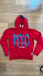 Rode hoodie met NYC print - maat 146, Ophalen of Verzenden, Gebruikt, Jongen, Trui of Vest