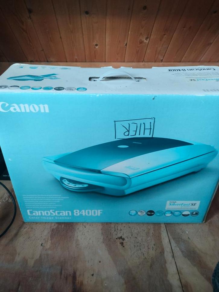 Canon CanoScan 8400F foto negatieven Flatbed Scanner, Computers en Software, Scanners, Gebruikt, Flatbedscanner, MacOS, Windows