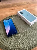 iphone 16 128 GB teal blauw met hoesje geen beschadeging, 128 GB, Blauw, IPhone 16, Ophalen of Verzenden