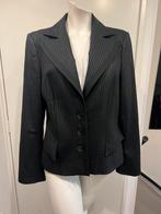Mart visser prachtige blazer jasje wol maat 40 M pintstripe, Kleding | Dames, Maat 38/40 (M), Mart Visser, Zwart, Ophalen of Verzenden