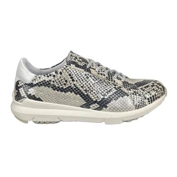 MUOVITI maat 40 lerensneaker python taupe - gratis verzenden beschikbaar voor biedingen