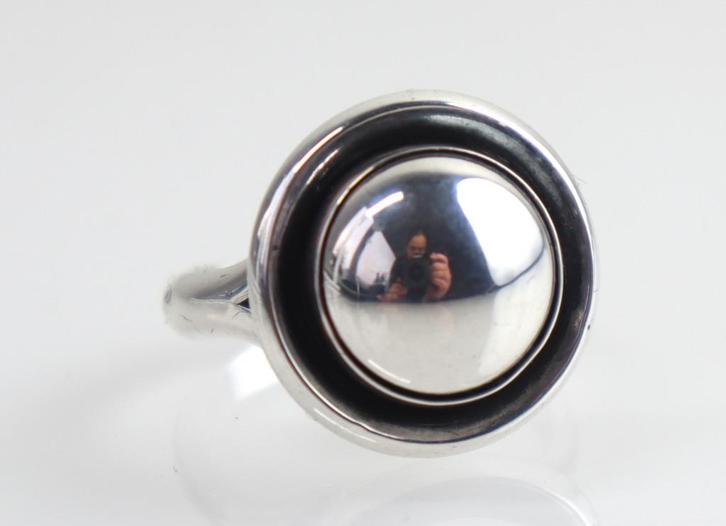 Zilveren ring Niels Erik From, ca. 1970, Sieraden, Tassen en Uiterlijk, Antieke sieraden, Ring, Zilver, Ophalen of Verzenden