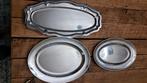 3 grote inox schalen, Ophalen of Verzenden