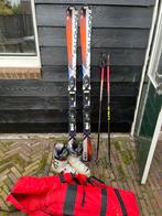 Salomon 162 ski’s met schoenen en stokken, Sport en Fitness, Skiën en Langlaufen, Ophalen, 160 tot 180 cm, Gebruikt, Salomon