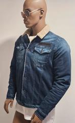 PME Legend gevoerde stretch spijkerjas / jeans jack (M) zgan