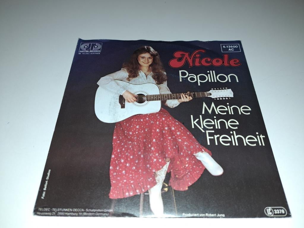 7" Nicole : Papillon, Verzenden, Gebruikt, Nederlandstalig