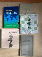 Mooie collectie atlassen, Boeken, Atlassen en Landkaarten, Nederland, Gelezen, Ophalen of Verzenden