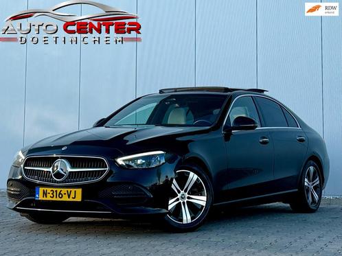 Mercedes-Benz C-klasse 200 Launch Edition Luxury Line Pano|S, Auto's, Mercedes-Benz, Bedrijf, Te koop, C-Klasse, 360° camera, ABS