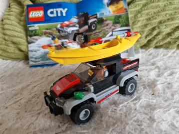 LEGO City 60240 Avontuurlijke Kajak - Complete Set beschikbaar voor biedingen