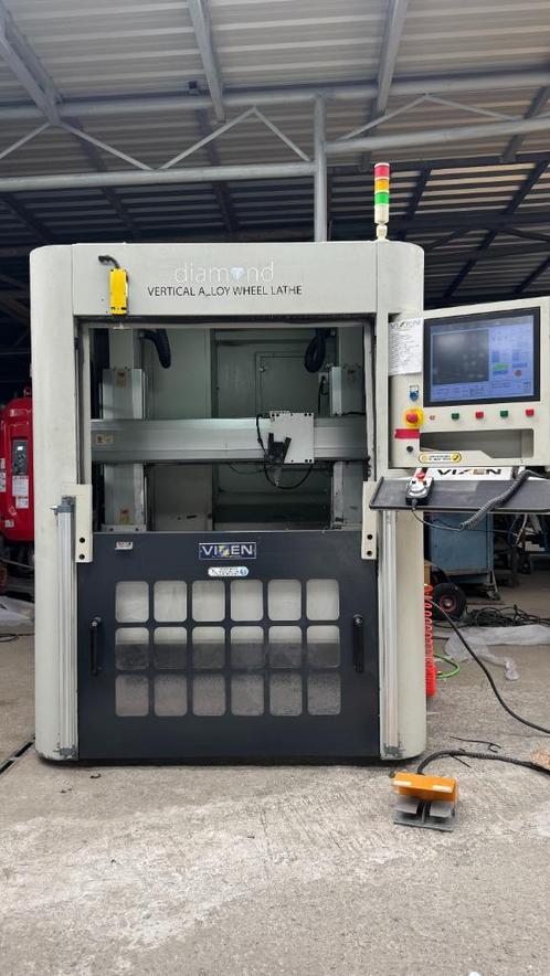 CNC lathe for aluminum rims VIXEN, touch screen, optical pro, Doe-het-zelf en Verbouw, Draaibanken, Zo goed als nieuw, Metaaldraaibank