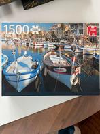 Jumbo Puzzel 1500 Stukjes - Boten in Haven, Ophalen of Verzenden, Meer dan 50 stukjes, Zo goed als nieuw, 6 jaar of ouder