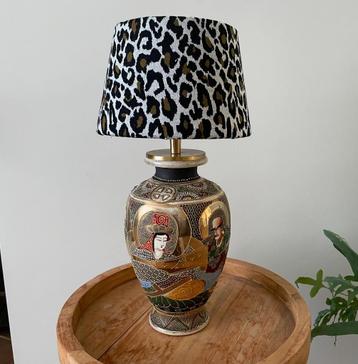 Unieke lampenkap met panter print motief! beschikbaar voor biedingen