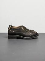 Love Moschino zwart brogues schoenen goud studs maat 37, Zwart, Nieuw, Sneakers of Gympen, Moschino