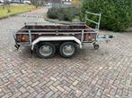 Aanhanger dubbelasser met kenteken anssems!!, Ophalen, Zo goed als nieuw