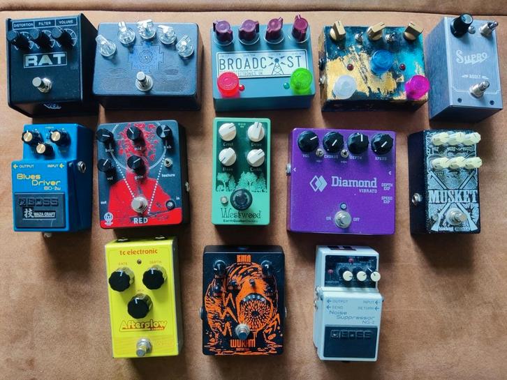 Verschillende effecten (Hudson, EQD, Walrus, Diamond), Muziek en Instrumenten, Effecten, Zo goed als nieuw, Reverb, Ophalen of Verzenden