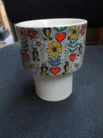 Kandelaar w Goebel, w. Germany, bloemen en hartjes motief, Antiek en Kunst, Ophalen of Verzenden, Keramiek of Aardewerk