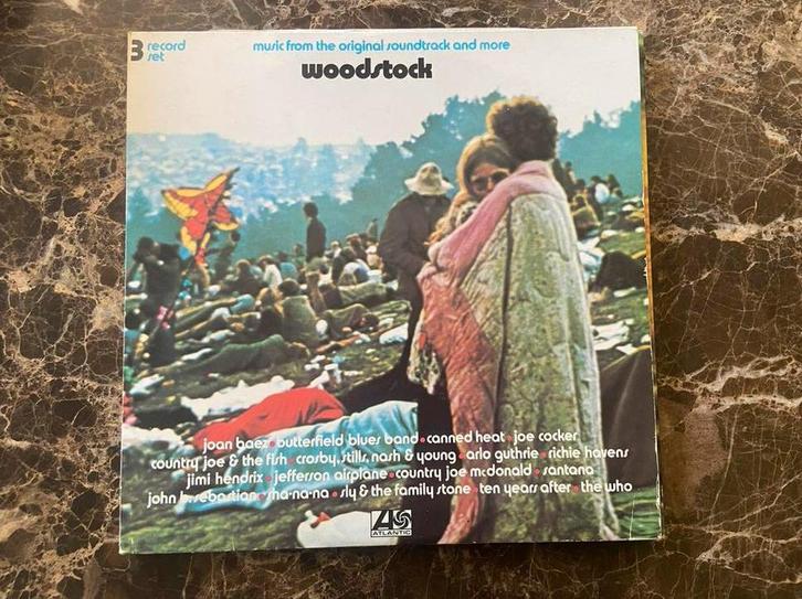 Woodstock - Original Soundtrack 3LP, Cd's en Dvd's, Vinyl | Rock, Gebruikt, Poprock, 12 inch, Ophalen of Verzenden