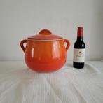 Cousances le creuset gietijzer emaille braadpan bonenpot pan, Gebruikt, Ophalen of Verzenden, Koekenpan of Braadpan, Gietijzer