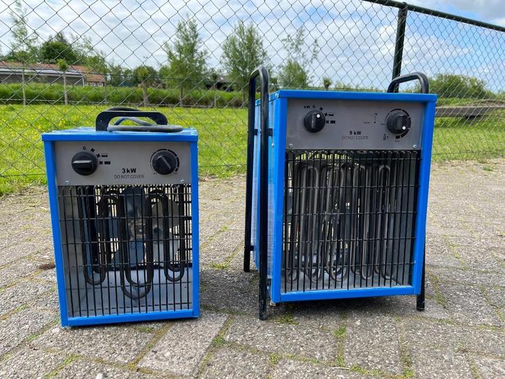 Te huur: professionele bouwheater verwarming bouwdroger, Doe-het-zelf en Verbouw, Ventilatie en Afzuiging, Zo goed als nieuw, Ventilator en Afzuiger