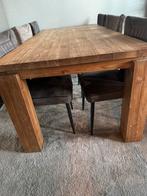 Troubadour eettafel inclusief 6 stoelen, Ophalen, Gebruikt
