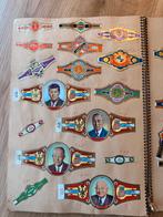 Sigarenbandjes ruim 1100 stuks. gebundeld, Verzamelen, Ophalen of Verzenden, Gebruikt, Sigarenbandjes