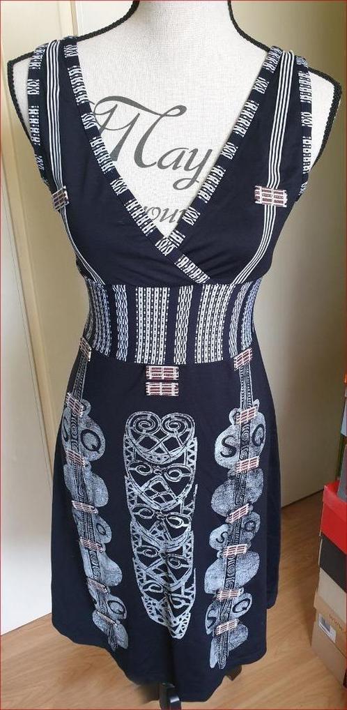 NOT THE SAME design jurk maat M (36/38) zgan, Kleding | Dames, Jurken, Zo goed als nieuw, Maat 36 (S), Zwart, Knielengte, Ophalen